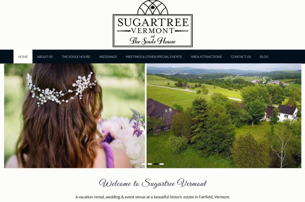 Sugartree Vermont - Wedding and Event Venue in Fairfield Vermont